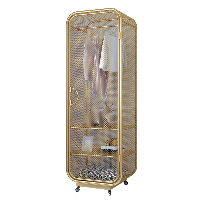 Contemporary Wardrobe Closet Metal Wardrobe Cabinet for Bedroom