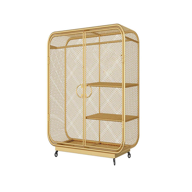 Contemporary Wardrobe Closet Metal Wardrobe Cabinet for Bedroom