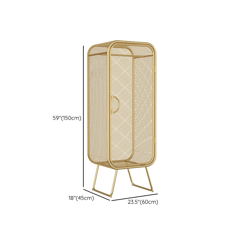 Contemporary Wardrobe Closet Metal Wardrobe Cabinet for Bedroom