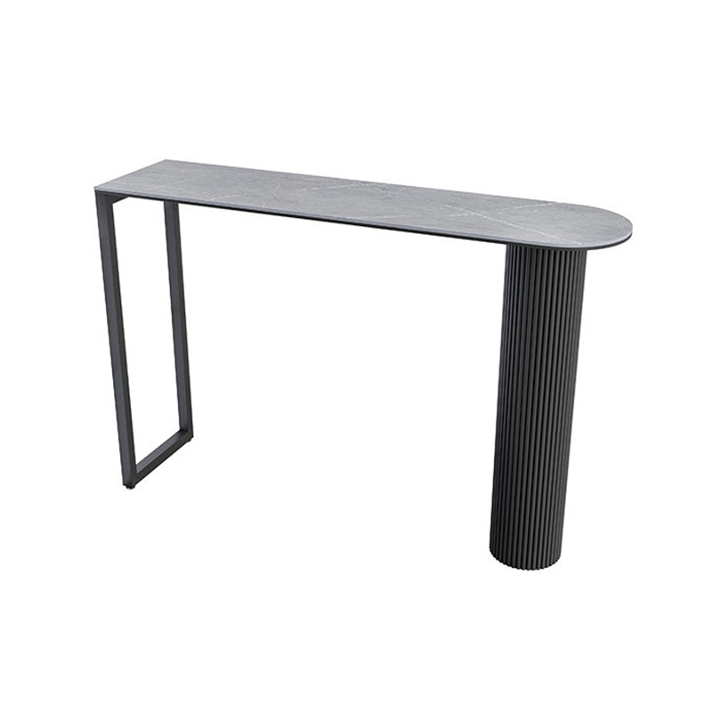 1/5 Pieces Table and Stool Set Contemporary Oval Pub Table Set