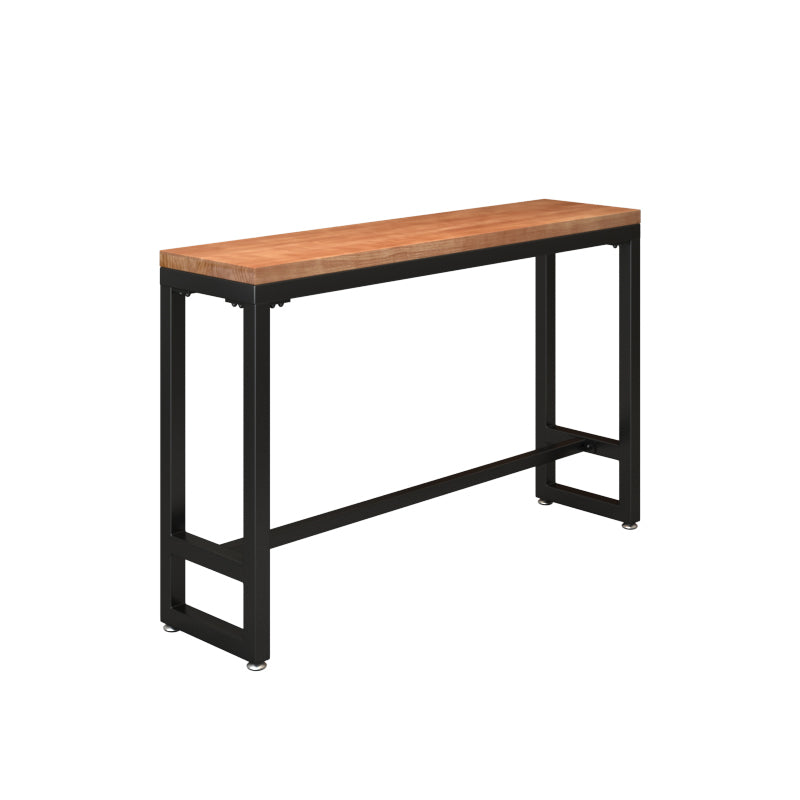 Industrial Rectangle Pub Table Set 1/4/6/7 Pieces Solid Wood Bistro Set