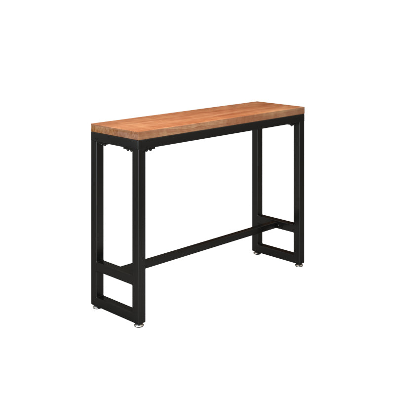 Industrial Rectangle Pub Table Set 1/4/6/7 Pieces Solid Wood Bistro Set