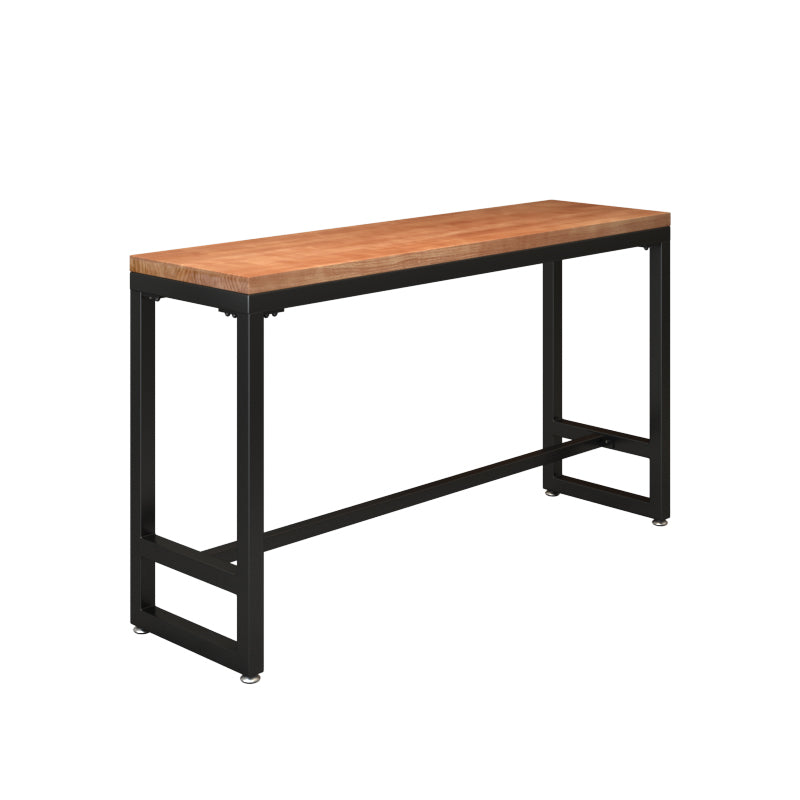 Industrial Rectangle Pub Table Set 1/4/6/7 Pieces Solid Wood Bistro Set