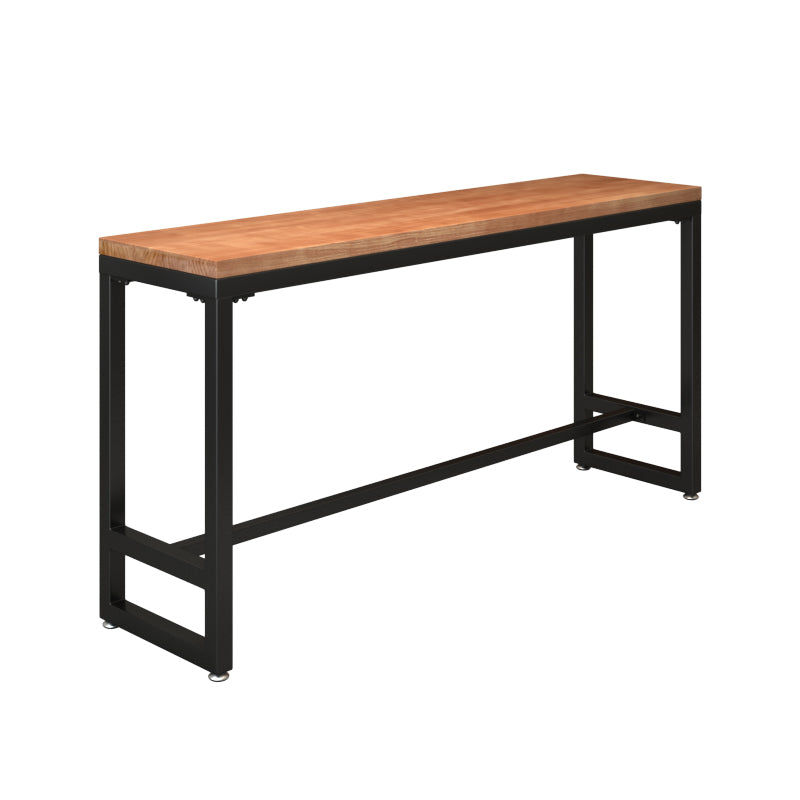 Industrial Rectangle Pub Table Set 1/4/6/7 Pieces Solid Wood Bistro Set