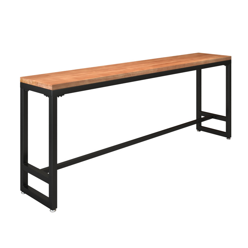 Industrial Rectangle Pub Table Set 1/4/6/7 Pieces Solid Wood Bistro Set