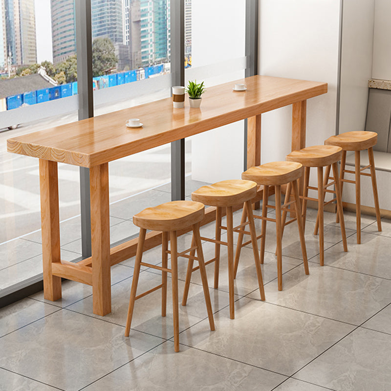 1/2/5/6/11 Pieces Table and Stool Set Modern Rectangular Pub Set