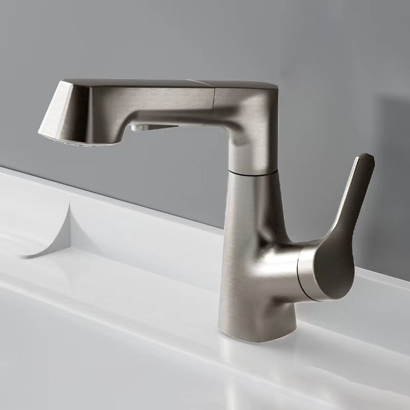 Lever Handles Lavatory Faucet Modern Vessel Sink Bathroom Faucet