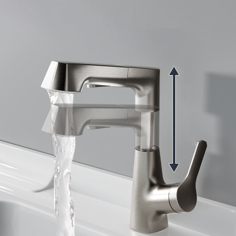 Lever Handles Lavatory Faucet Modern Vessel Sink Bathroom Faucet