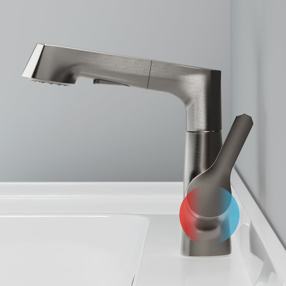 Lever Handles Lavatory Faucet Modern Vessel Sink Bathroom Faucet