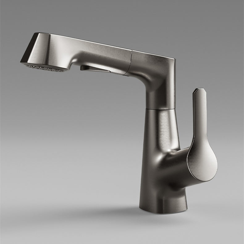 Lever Handles Lavatory Faucet Modern Vessel Sink Bathroom Faucet