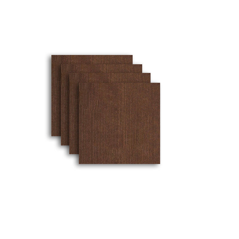 Carpet Tile Fade Resistant Non-Skid Solid Color Self Peel and Stick Carpet Tiles