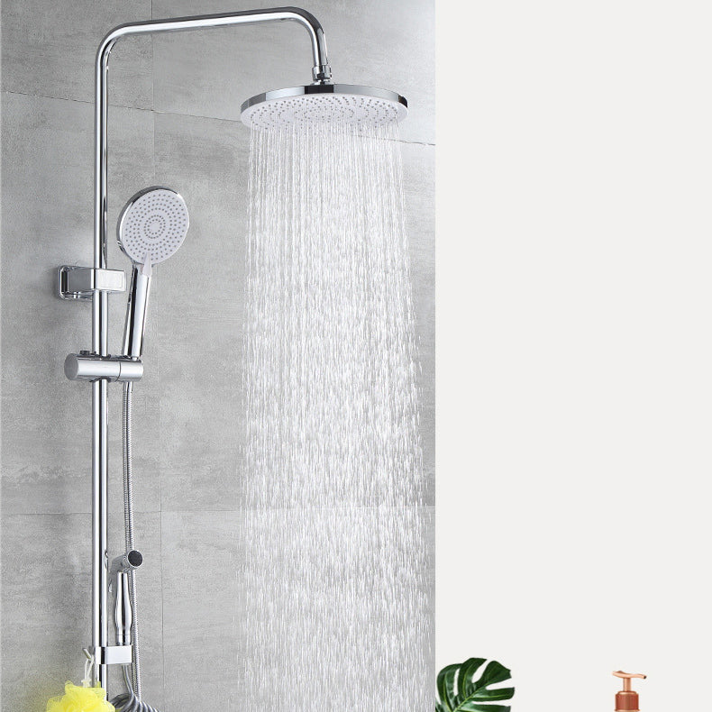 Brass Shower System Temperature Control Wall Mounted Shower Combo with Valve