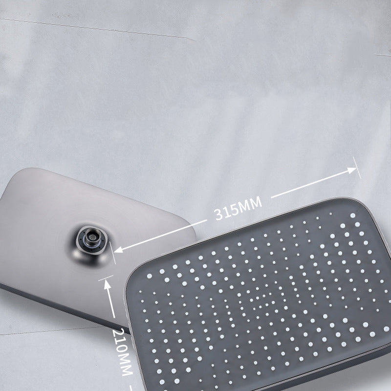 Adjustable Spray Pattern Shower System Valve Included Brass Wall Mounted Shower Combo