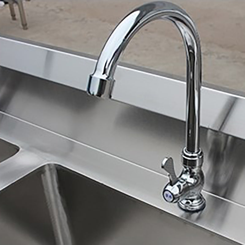 Stainless Steel Kitchen Sink Freestanding Kitchen Sink with Faucet Included