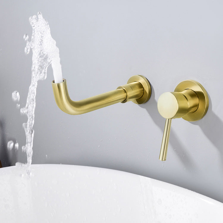 Modern Brass Roman Tub Faucet with 1 Lever Handles Tub Faucet