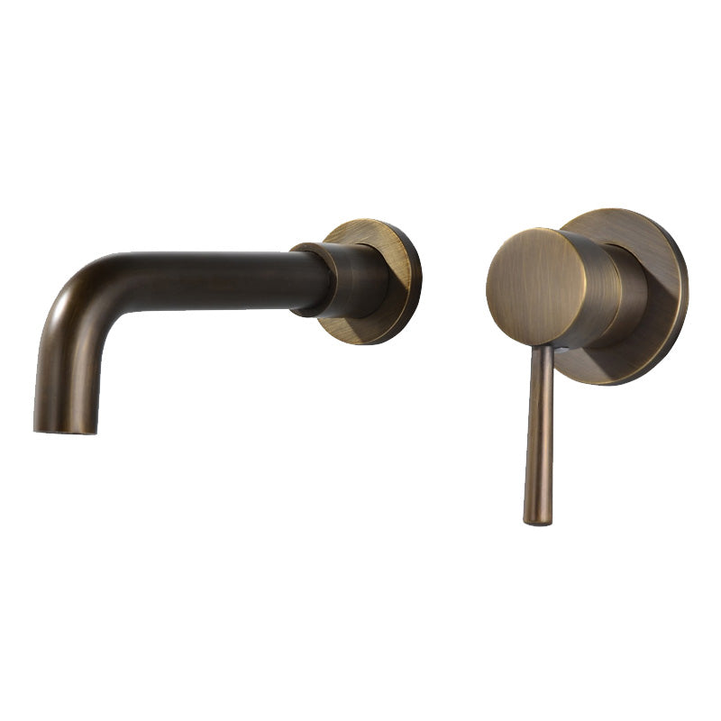 Modern Brass Roman Tub Faucet with 1 Lever Handles Tub Faucet