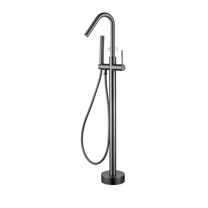 Floor Mounted Metal Freestanding Tub Filler Elbow Freestanding Bathtub Faucet