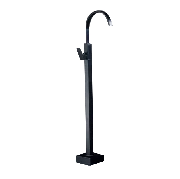 Floor Mounted All Bronze Freestanding Tub Filler Freestanding High Arc Tub Filler Trim
