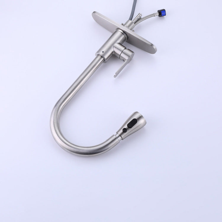 Kitchen Faucet Smoked Pull Rod Handle Cold and Hot Controlled Kitchen Faucet
