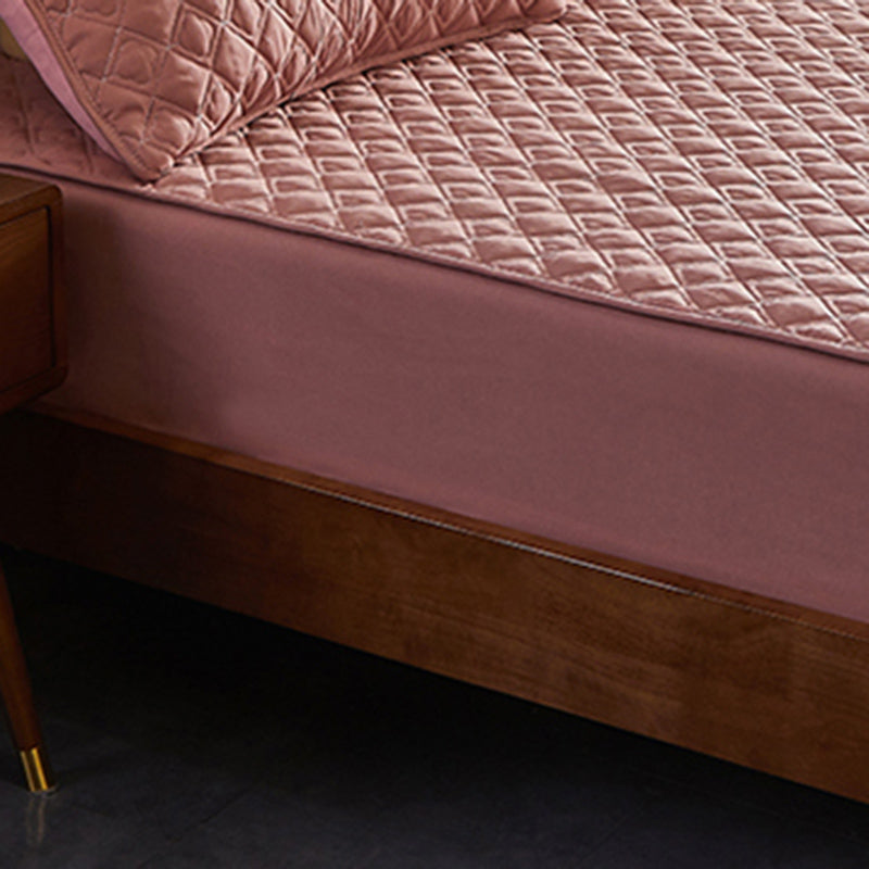 Solid Color Bed Sheet Set Soft & Smooth Antimicrobial Bed Sheet Set