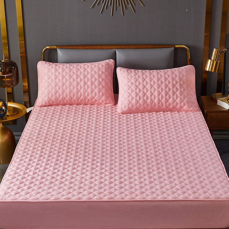 Solid Color Bed Sheet Set Soft & Smooth Antimicrobial Bed Sheet Set