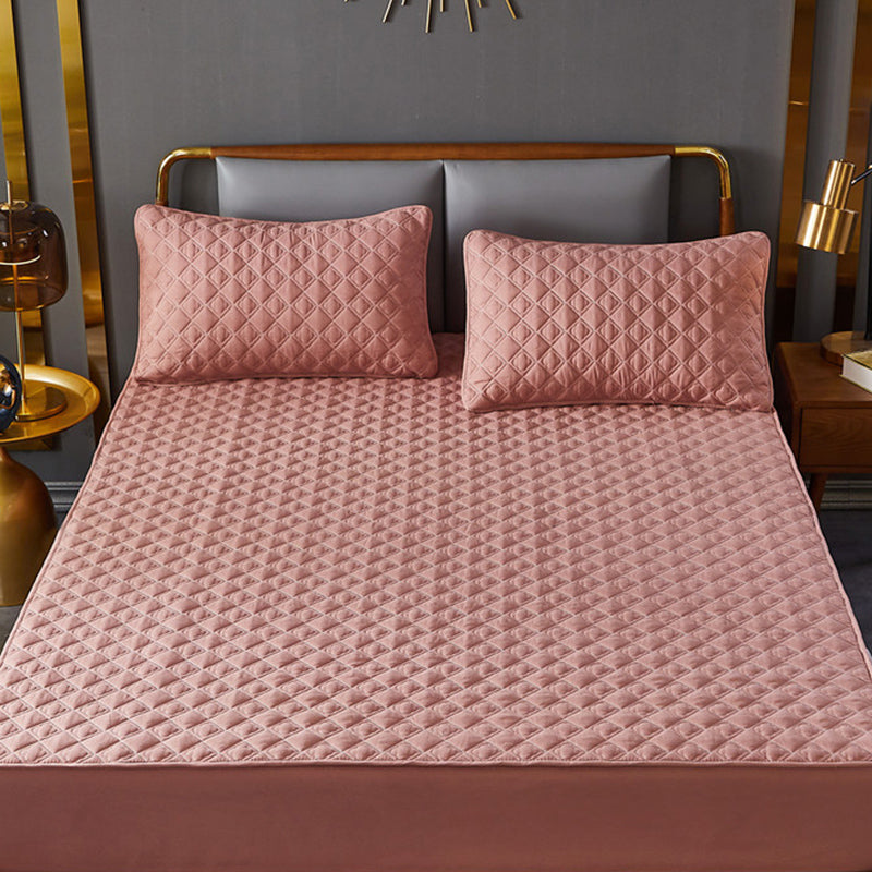 Solid Color Bed Sheet Set Soft & Smooth Antimicrobial Bed Sheet Set