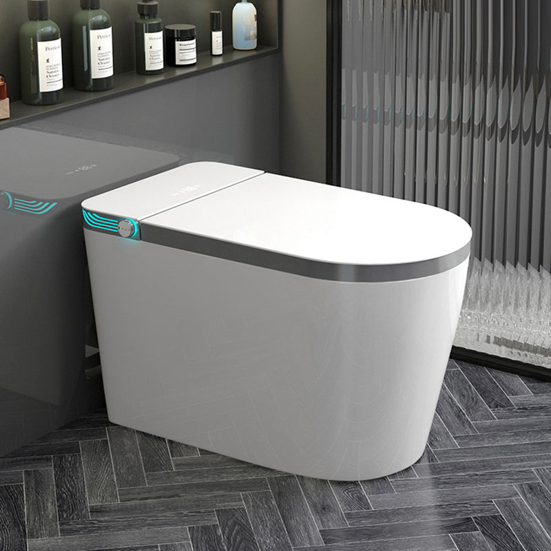 Modern Ceramic Flush Toilet Concealed Tank Toilet Bowl for Washroom
