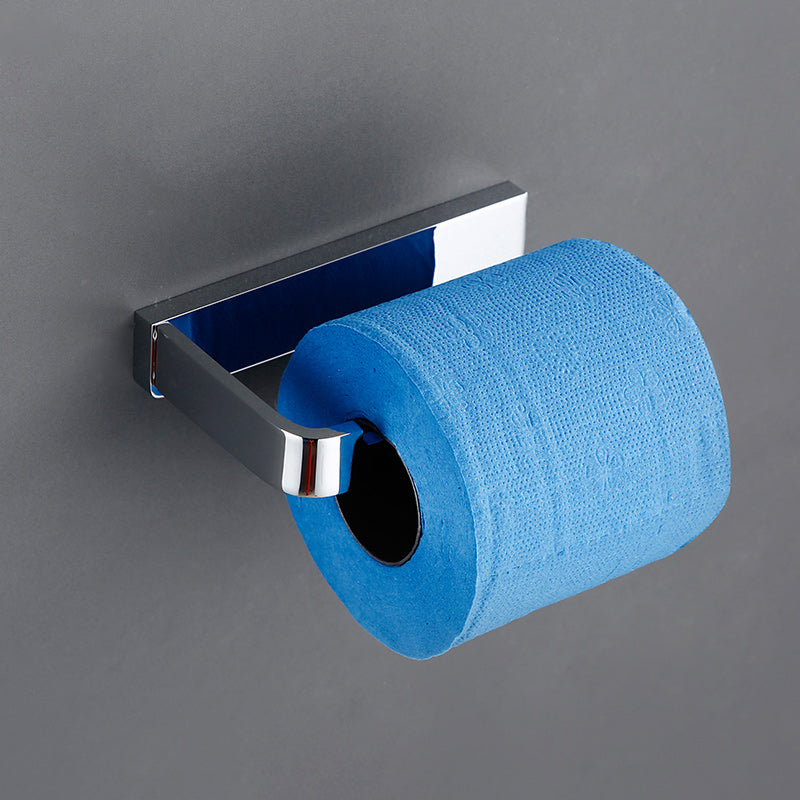 5-Piece Bathroom Hardware Set Modern Polished Chrome Bathroom Set