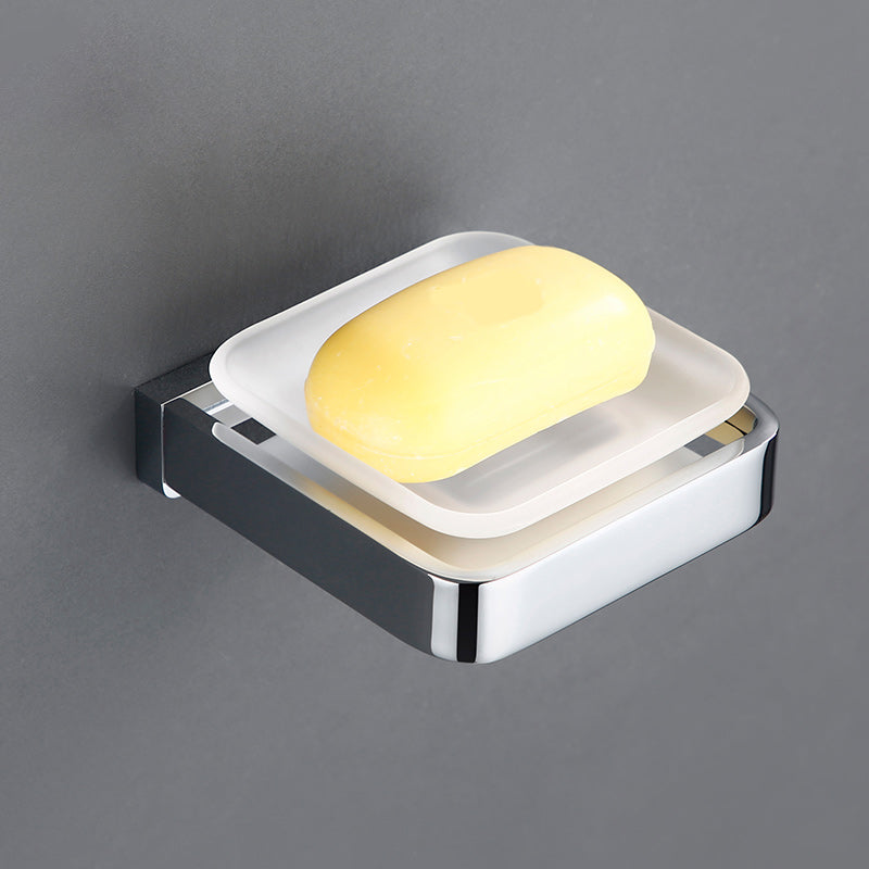 5-Piece Bathroom Hardware Set Modern Polished Chrome Bathroom Set