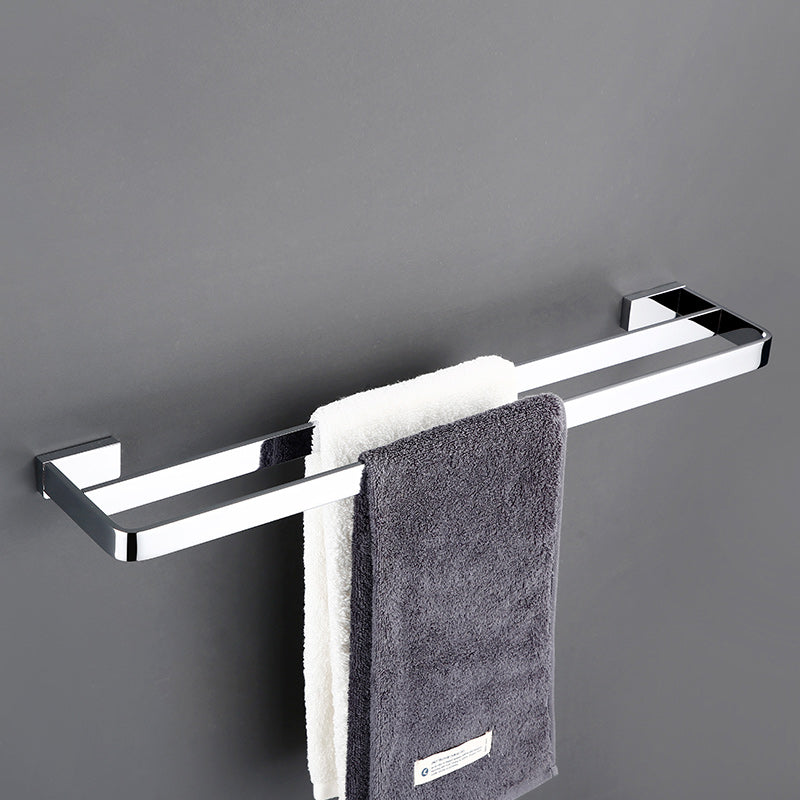 5-Piece Bathroom Hardware Set Modern Polished Chrome Bathroom Set