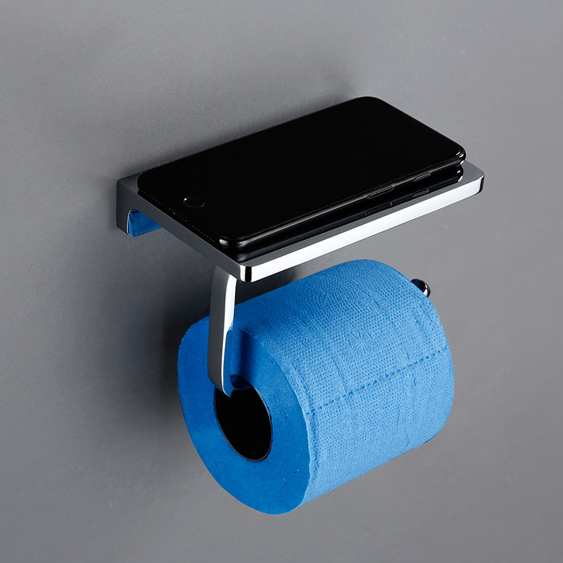 5-Piece Bathroom Hardware Set Modern Polished Chrome Bathroom Set