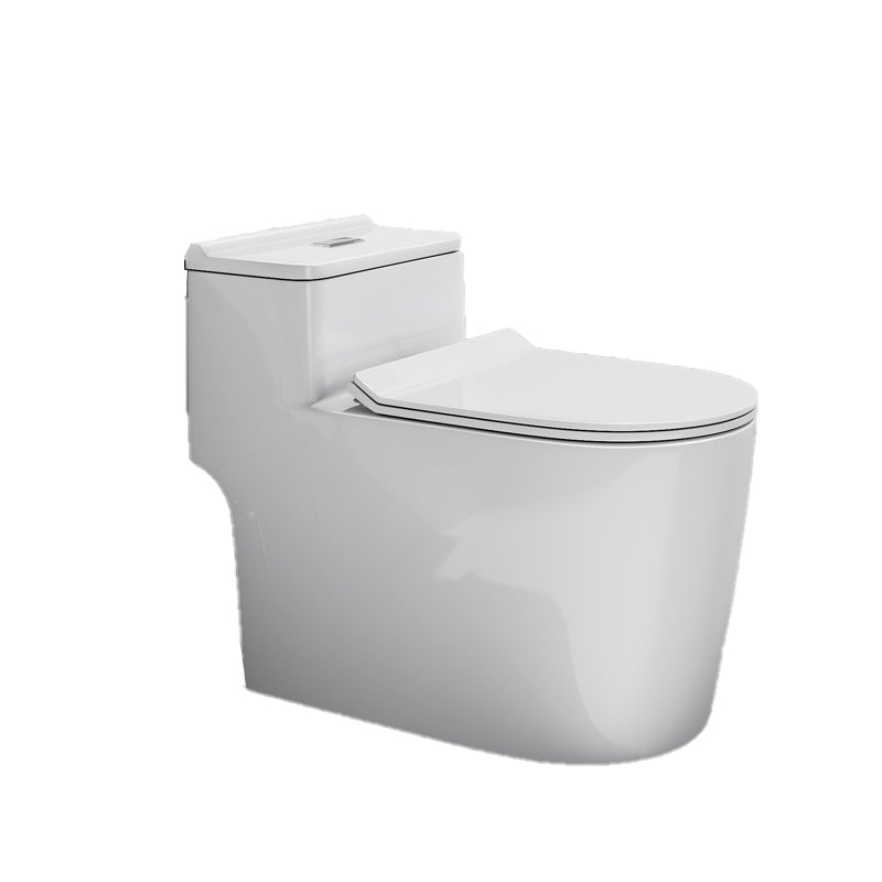 Traditional Ceramic Flush Toilet Slow Close Seat Included Urine Toilet for Bathroom