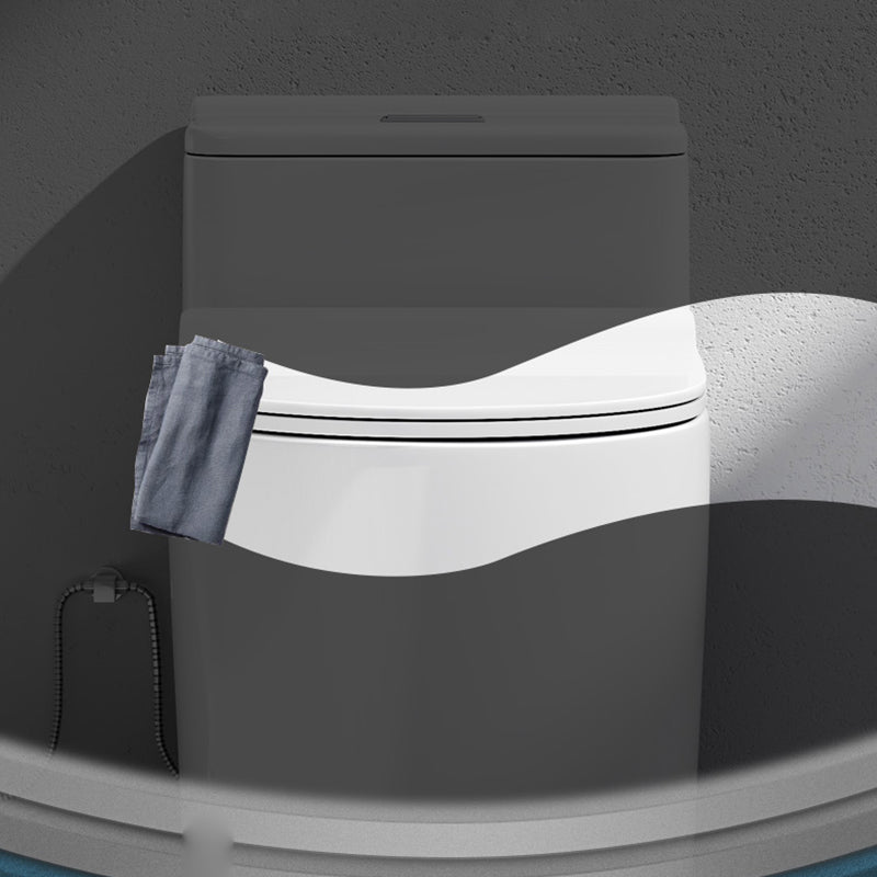 Traditional Ceramic Flush Toilet Slow Close Seat Included Urine Toilet for Bathroom