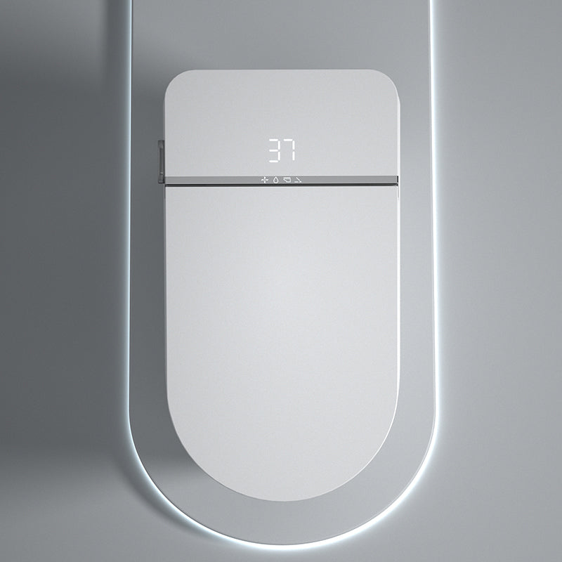 Contemporary White Flush Toilet Seat Included Urine Toilet for Bathroom