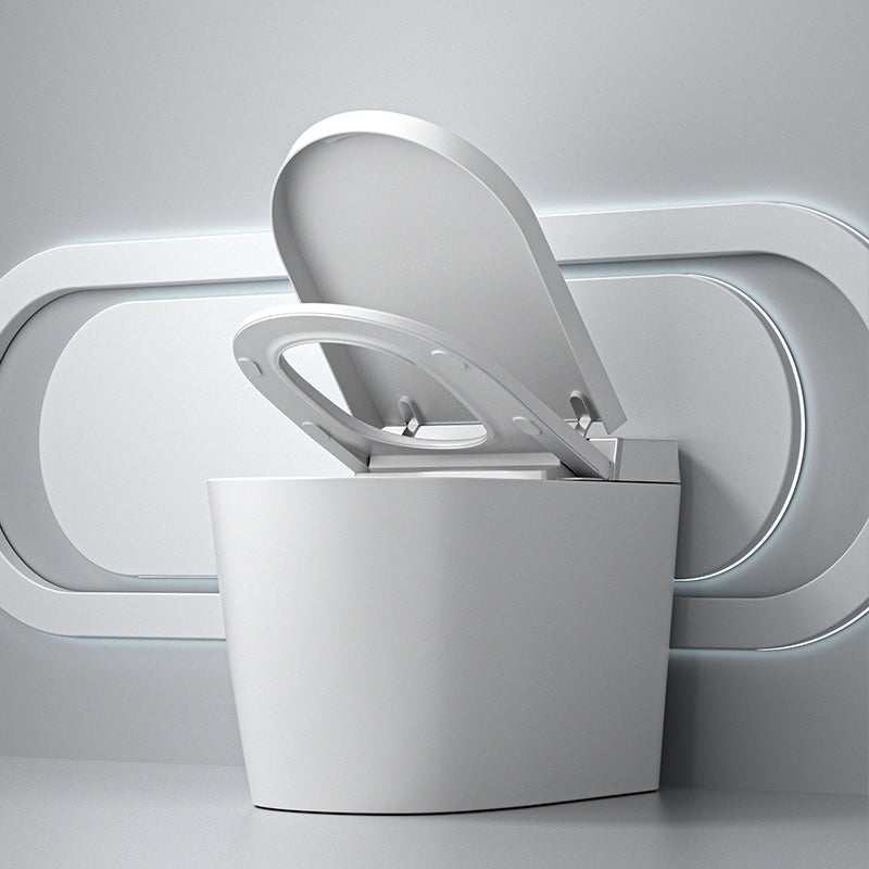 Contemporary White Flush Toilet Seat Included Urine Toilet for Bathroom