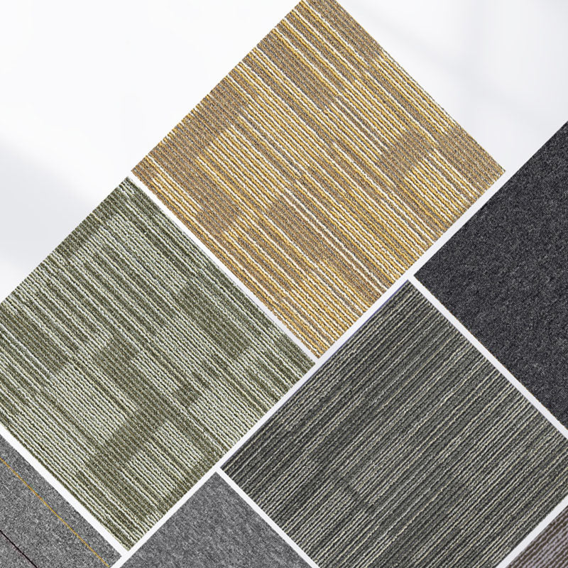 Modern Carpet Tiles Self Adhesive Multi Level Loop Fire Resistant Carpet Tile