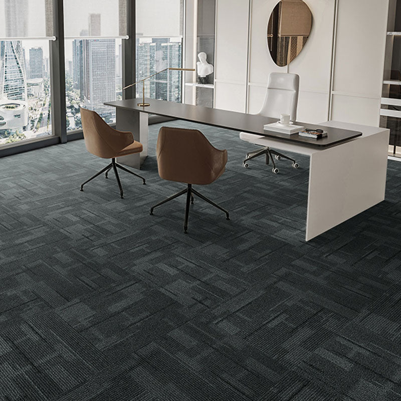 Modern Carpet Tiles Self Adhesive Multi Level Loop Fire Resistant Carpet Tile