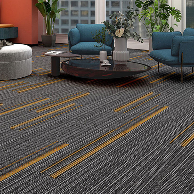 Modern Carpet Tiles Self Adhesive Multi Level Loop Fire Resistant Carpet Tile