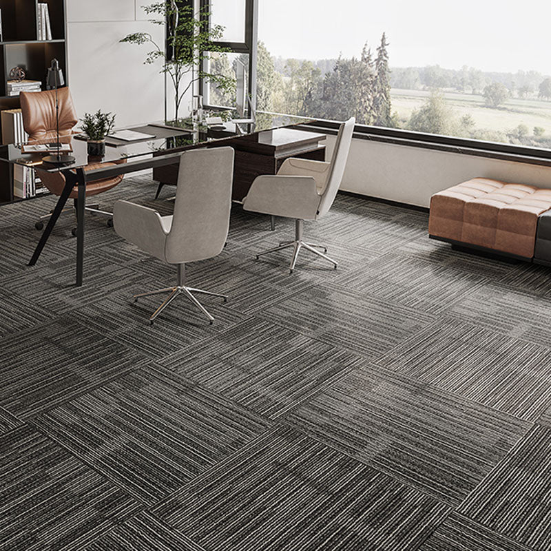 Modern Carpet Tiles Self Adhesive Multi Level Loop Fire Resistant Carpet Tile