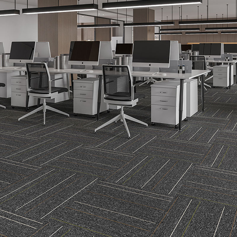 Modern Carpet Tiles Self Adhesive Multi Level Loop Fire Resistant Carpet Tile