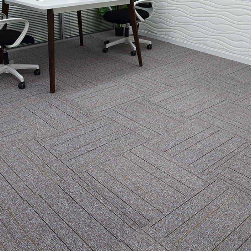 Modern Carpet Tiles Self Adhesive Multi Level Loop Fire Resistant Carpet Tile