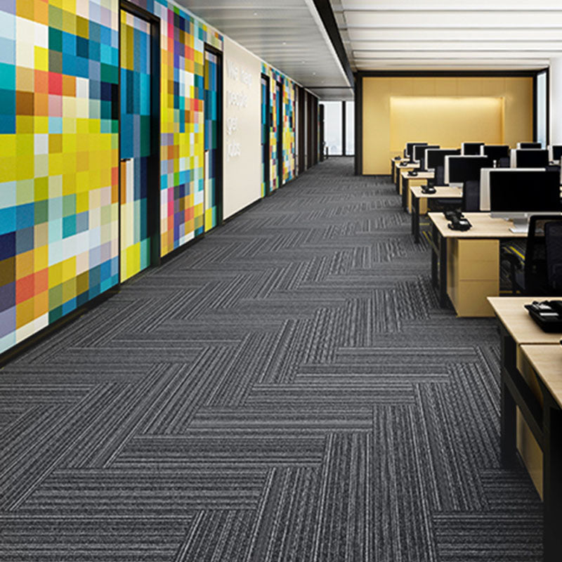 Modern Carpet Tiles Self Adhesive Multi Level Loop Fire Resistant Carpet Tile
