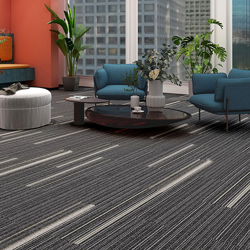 Modern Carpet Tiles Self Adhesive Multi Level Loop Fire Resistant Carpet Tile