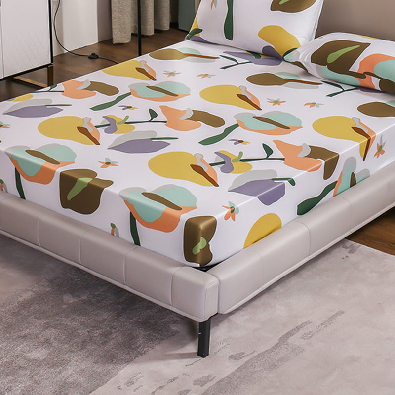 100 Cotton Bed Sheet Set Fade Resistant Breathable Bed Sheet Set