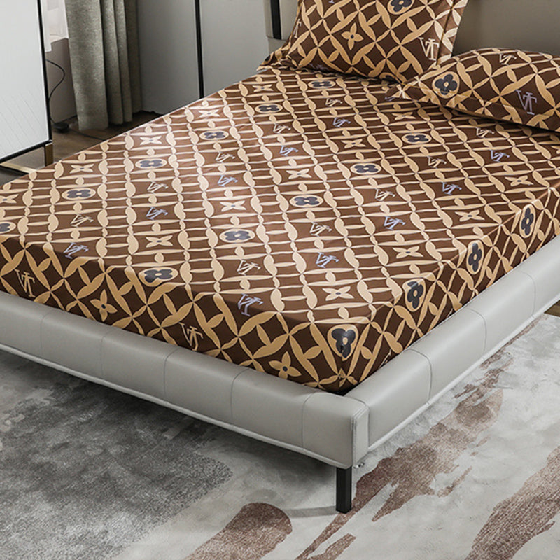 100 Cotton Bed Sheet Set Fade Resistant Breathable Bed Sheet Set