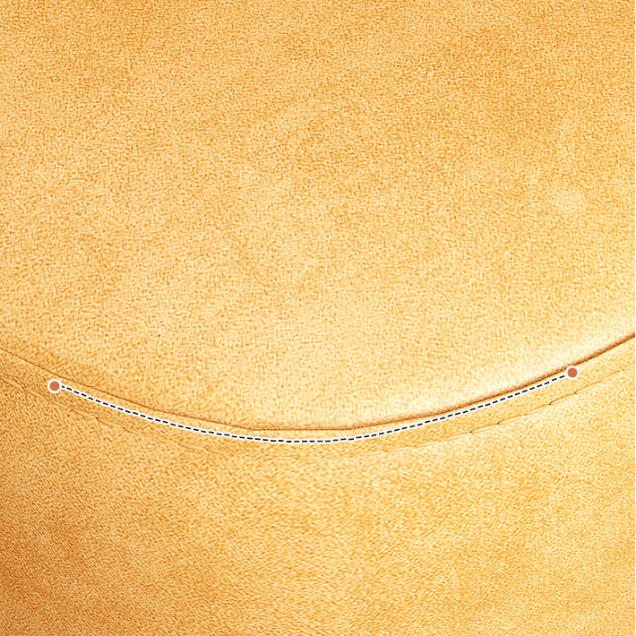 Solid Color Leather Standard Stool Modern Style Simple Household Rectangular Stool