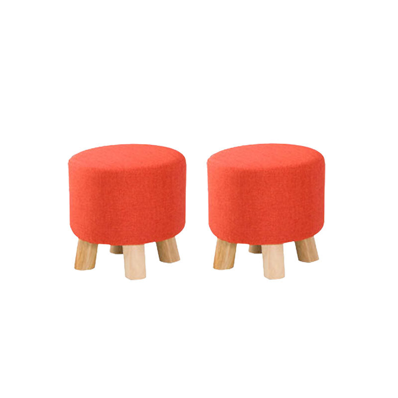 Cotton Standard Stool Modern Style Simple Household Round Stool