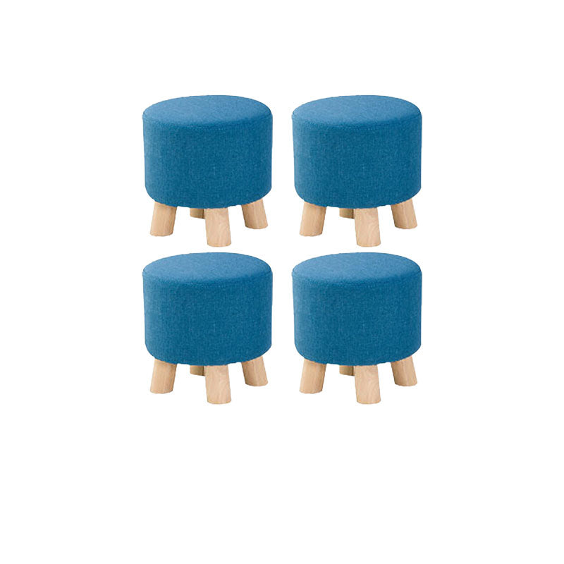 Cotton Standard Stool Modern Style Simple Household Round Stool