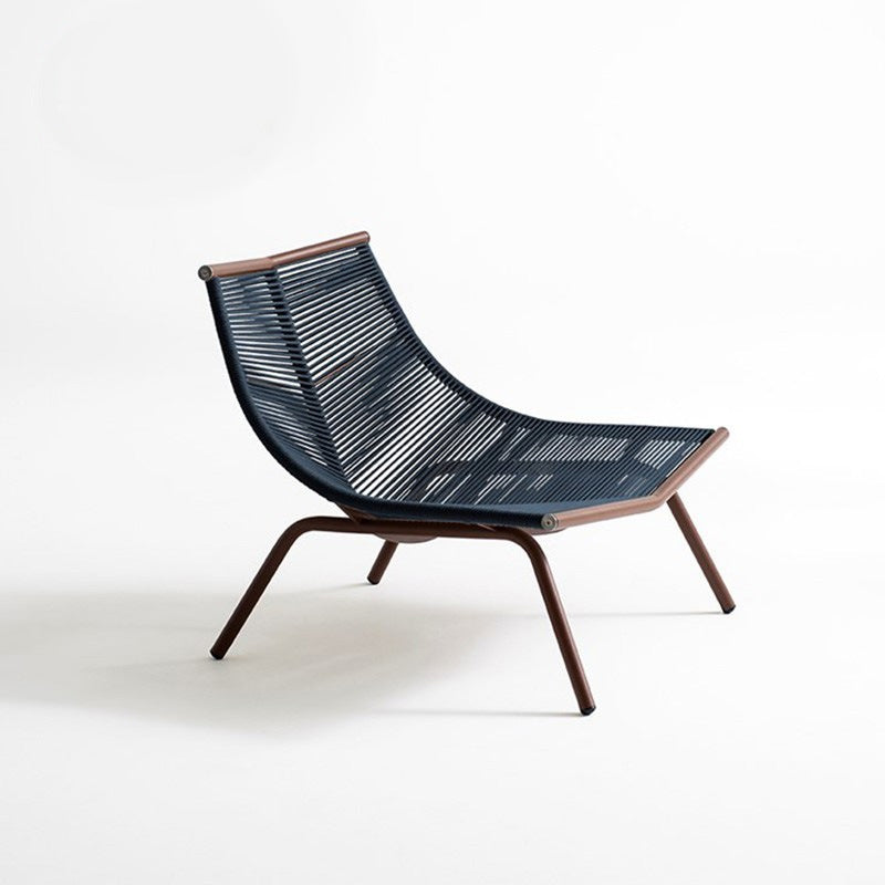 Contemporary Outdoor Rattan Rocking Chair Single Rocking Chair