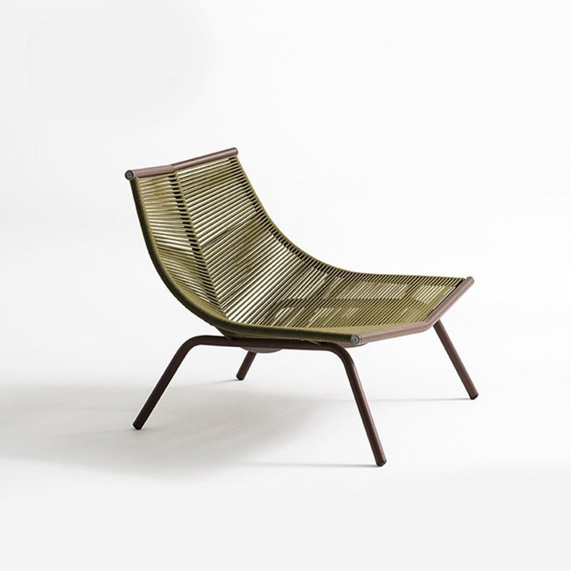 Contemporary Outdoor Rattan Rocking Chair Single Rocking Chair